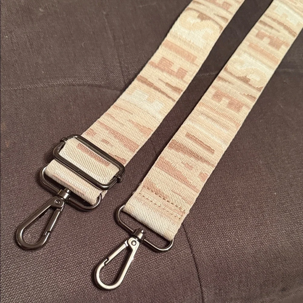 Steve Madden Beige and Tan Bag Strap